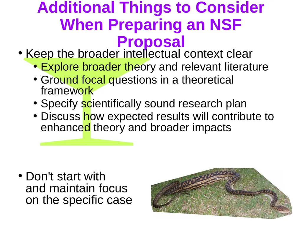 Proposal-Writing Strategies for the National - slide 38 of 45