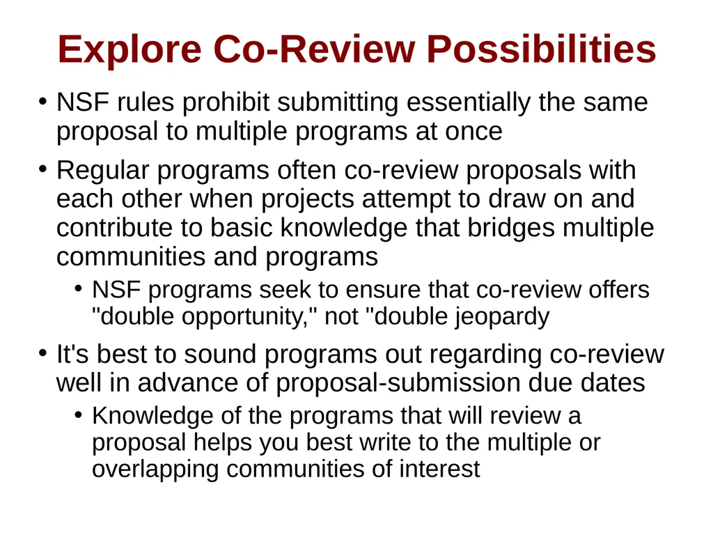 Proposal-Writing Strategies for the National - slide 17 of 45