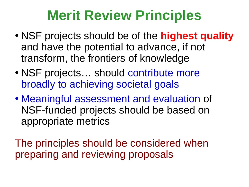 Proposal-Writing Strategies for the National - slide 29 of 45