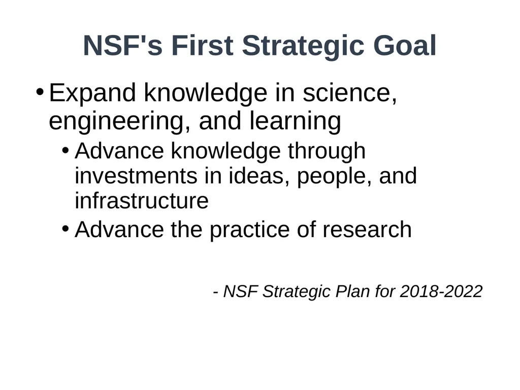 Proposal-Writing Strategies for the National - slide 7 of 45