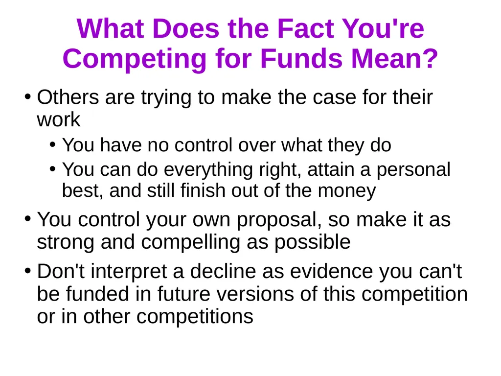 Proposal-Writing Strategies for the National - slide 23 of 45