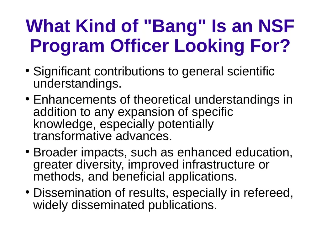 Proposal-Writing Strategies for the National - slide 26 of 45