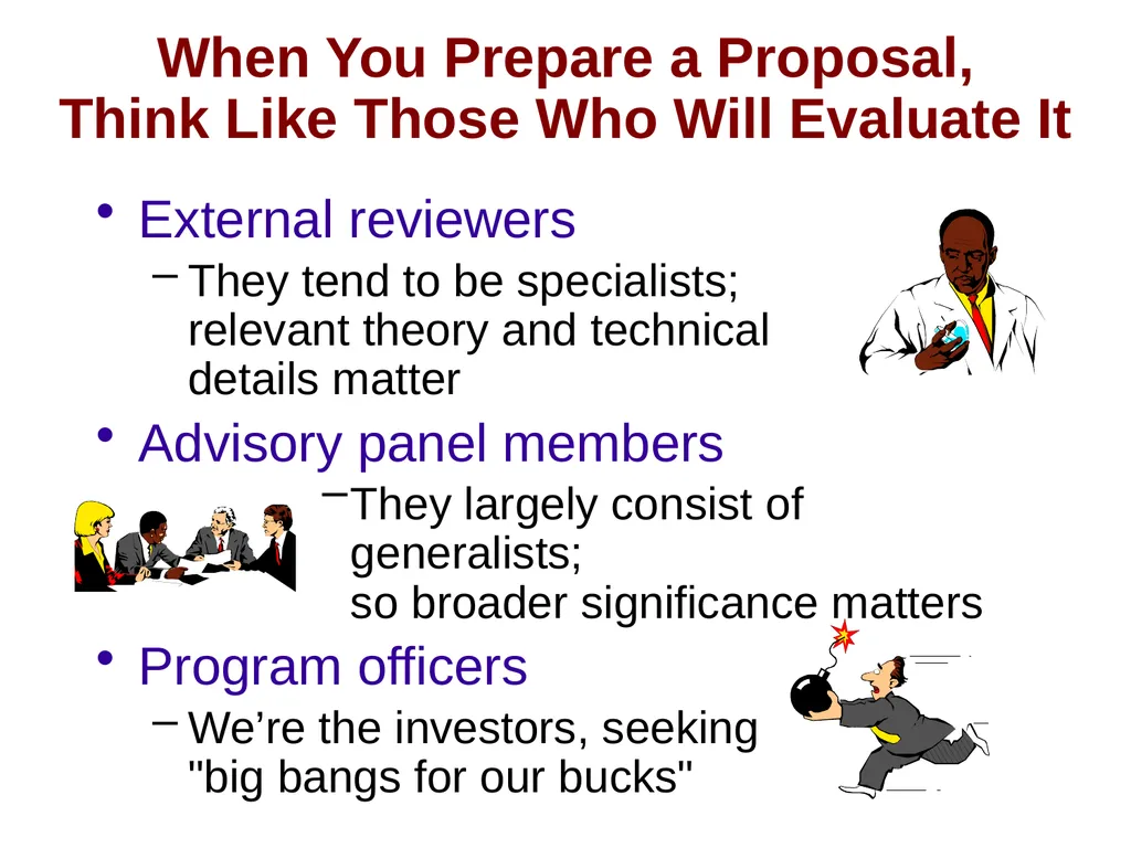 Proposal-Writing Strategies for the National - slide 37 of 45
