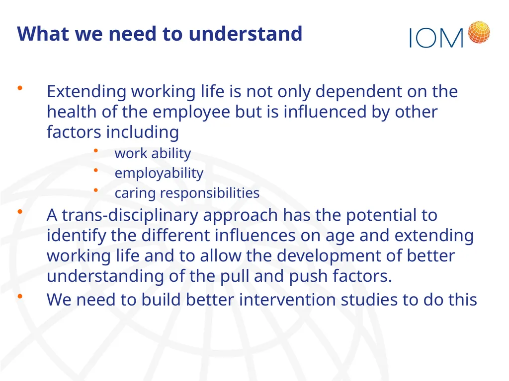 Living longer but can we work longer? Dr Joanne - slide 10 of 12