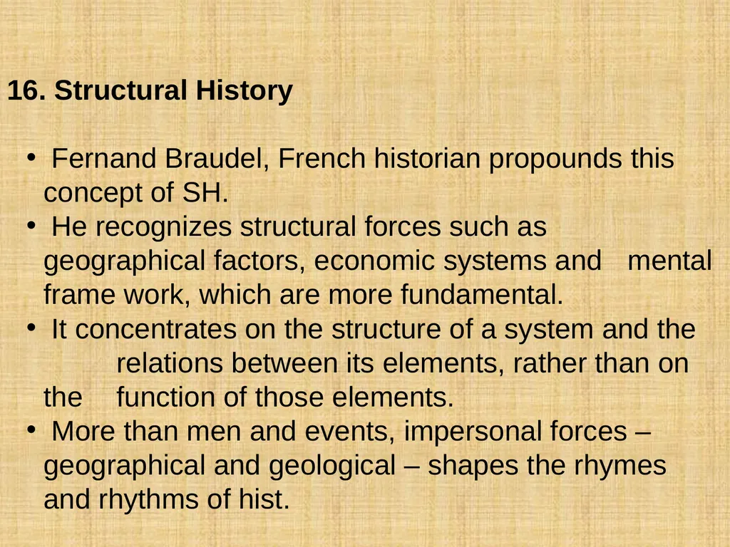 KINDS OF HISTORY Hist . is a magnificent mansion. - slide 16 of 18