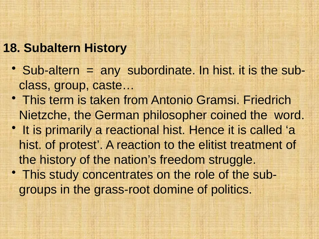 KINDS OF HISTORY Hist . is a magnificent mansion. - slide 18 of 18