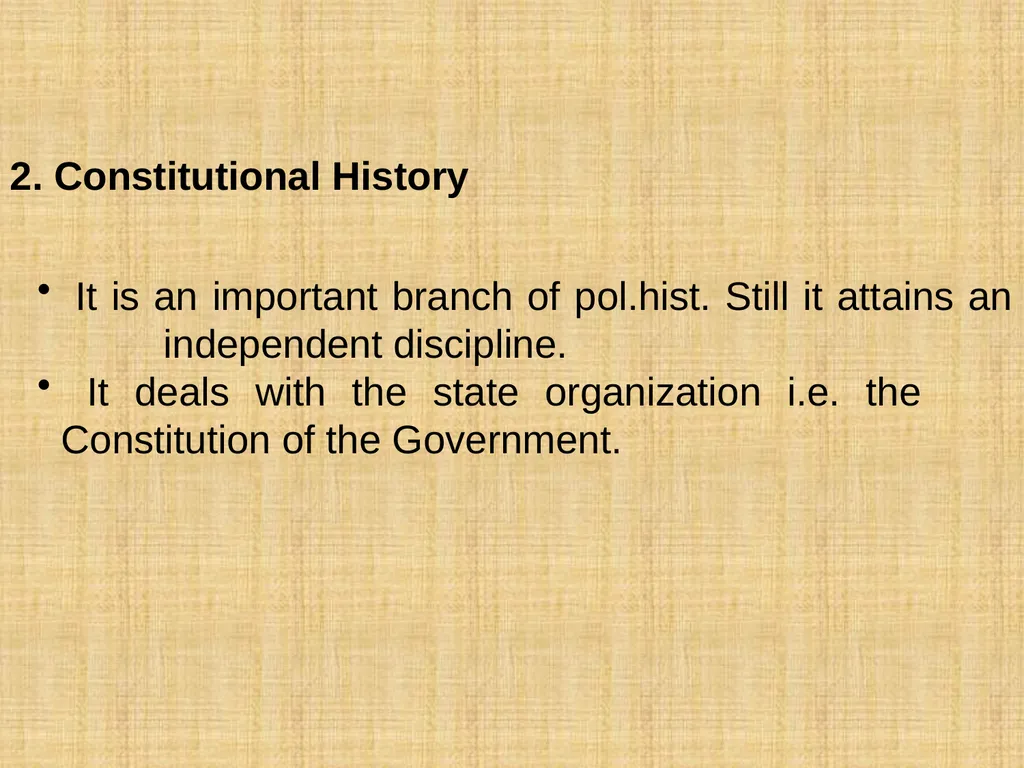 KINDS OF HISTORY Hist . is a magnificent mansion. - slide 2 of 18