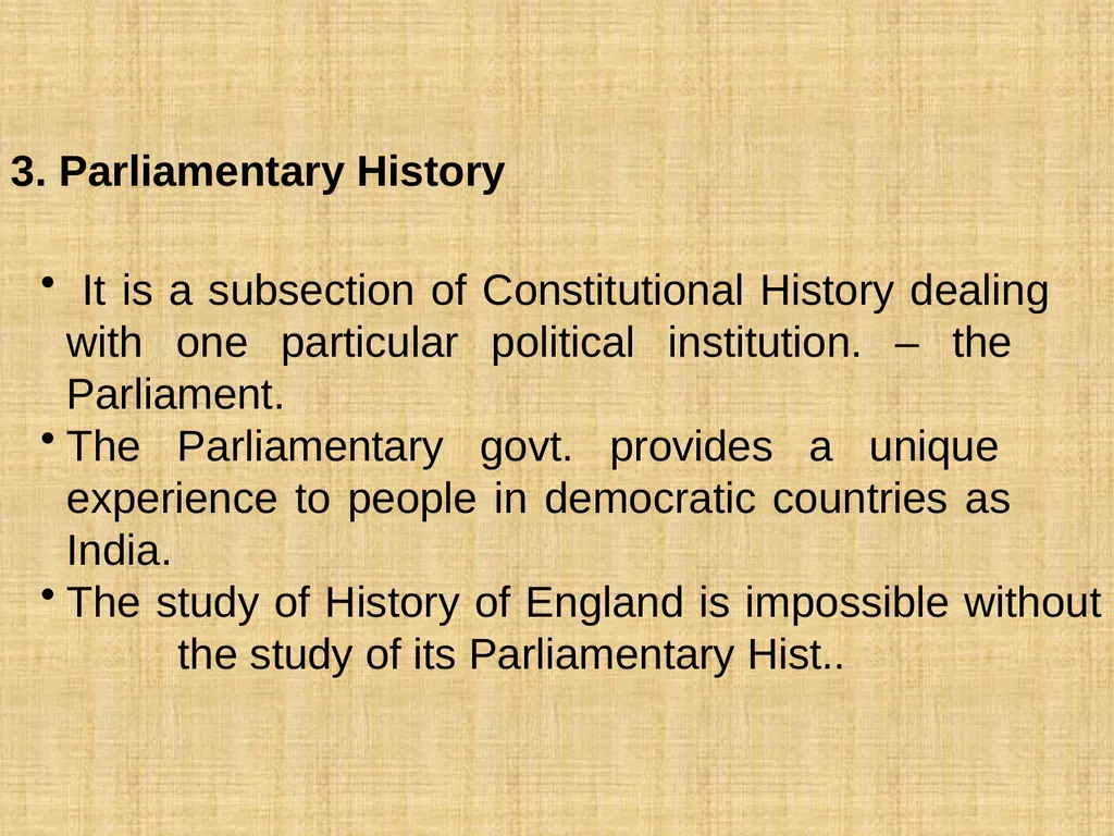 KINDS OF HISTORY Hist . is a magnificent mansion. - slide 3 of 18