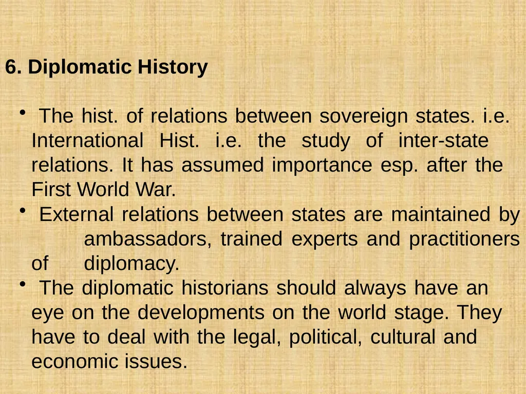 KINDS OF HISTORY Hist . is a magnificent mansion. - slide 6 of 18