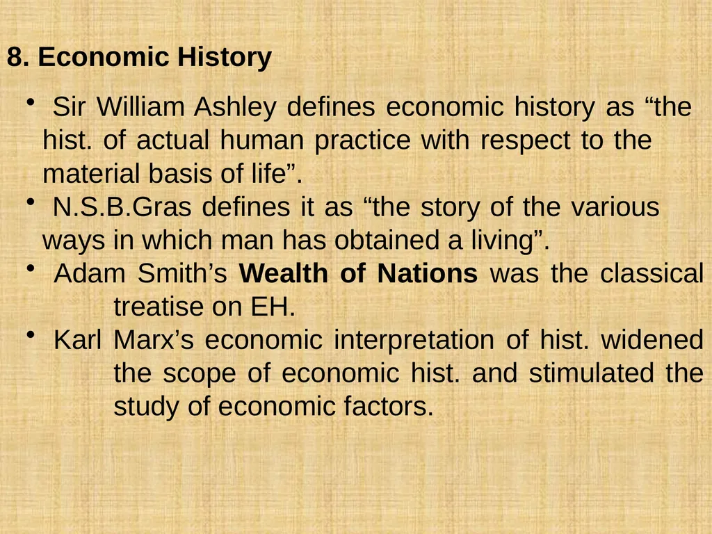 KINDS OF HISTORY Hist . is a magnificent mansion. - slide 8 of 18
