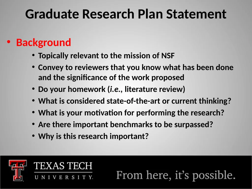NSF GRFP FY 2025 Tim Dallas, PhD Associate Dean, - slide 15 of 23