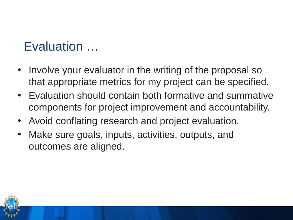 NSF S-STEM (17-527) PI Q&A Webinar -- You should - slide 9 of 14