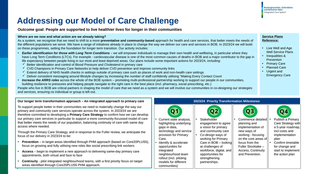 Joint Forward Plan Summary DRAFT – WORK IN - slide 7 of 17