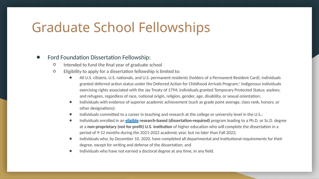 Funding Opportunities Non-exhaustive list put - slide 17 of 29