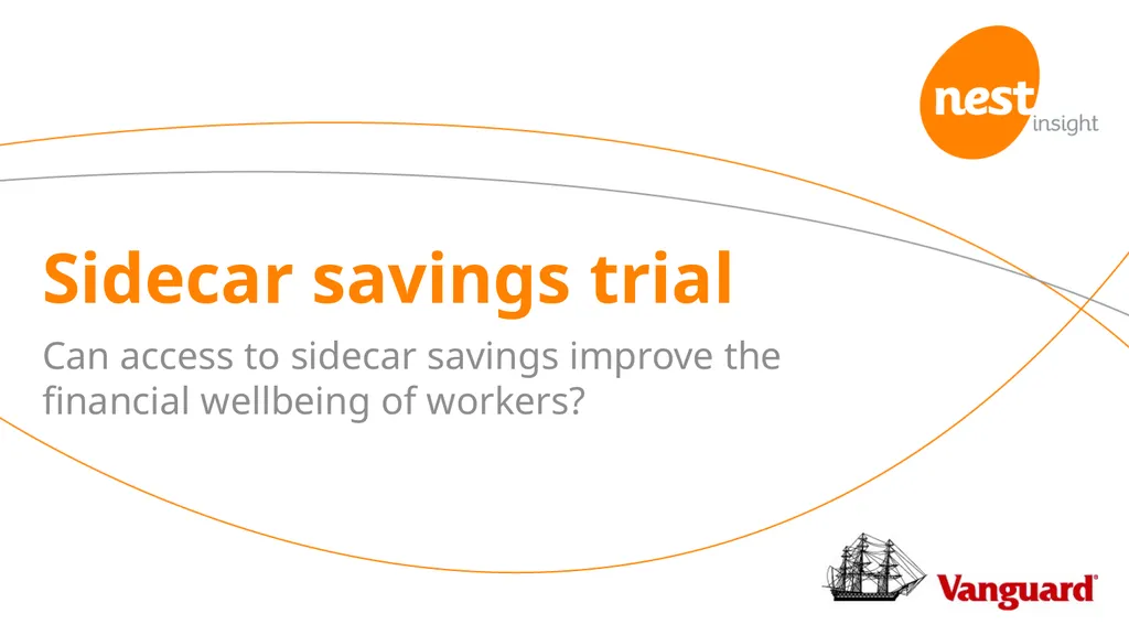 Sidecar savings trial Can access to sidecar - slide 1 of 16