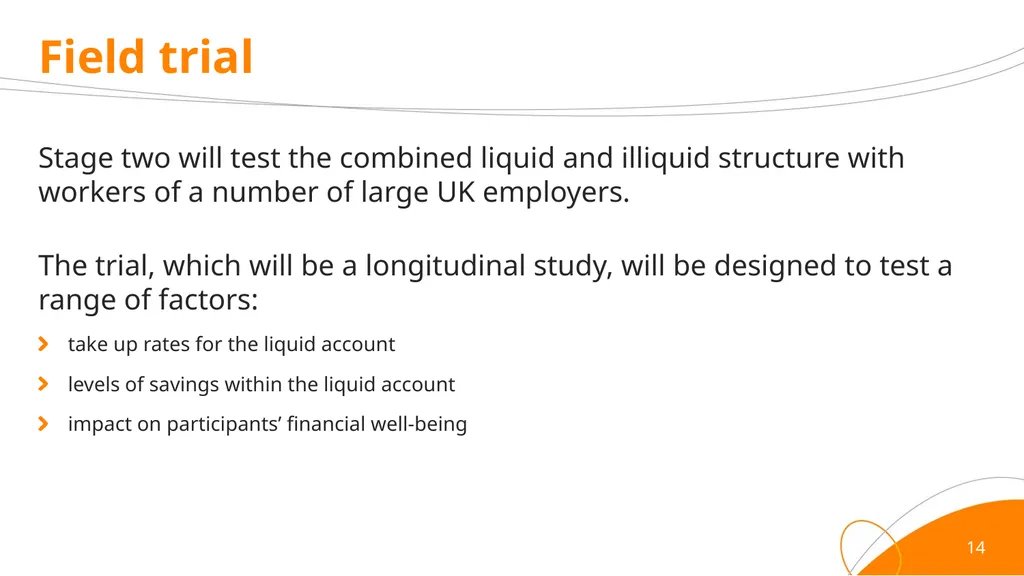 Sidecar savings trial Can access to sidecar - slide 14 of 16