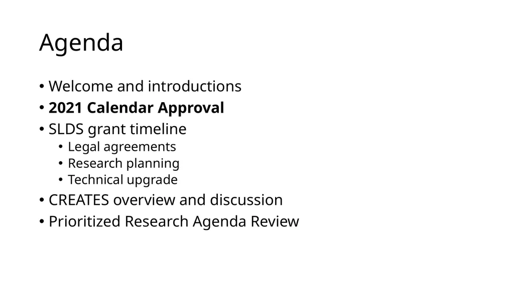 Executive Board Meeting November 24, 2020 Agenda - slide 4 of 12