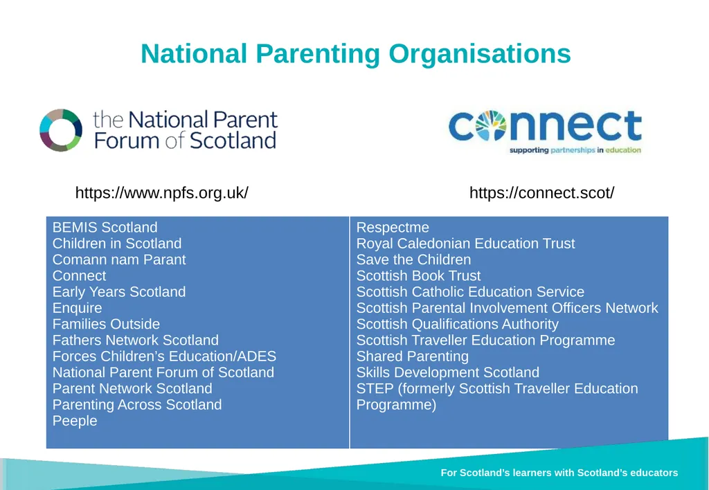 Workforce Development For Scotland’s learners with - slide 8 of 8