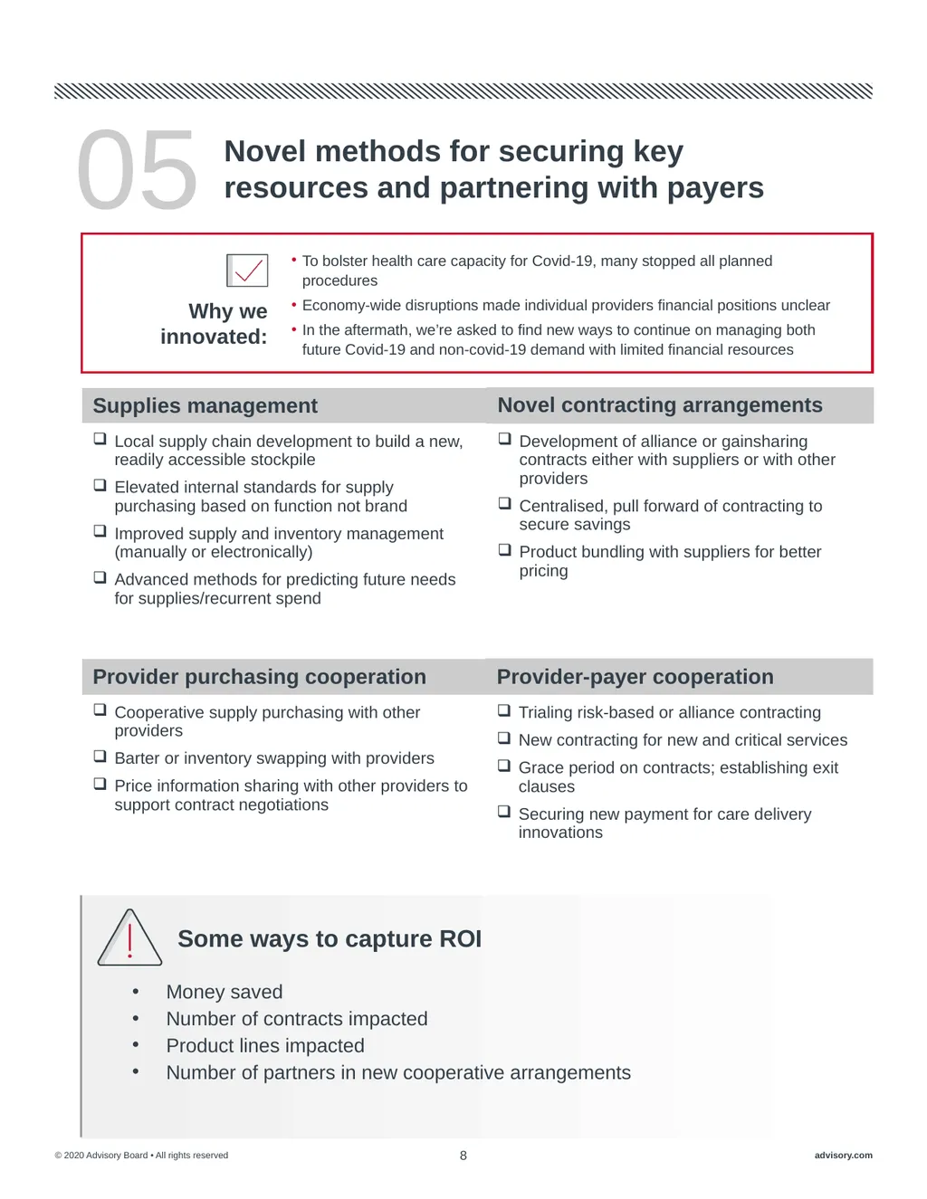 Locking in crisis-driven innovation: A guide to - slide 8 of 11