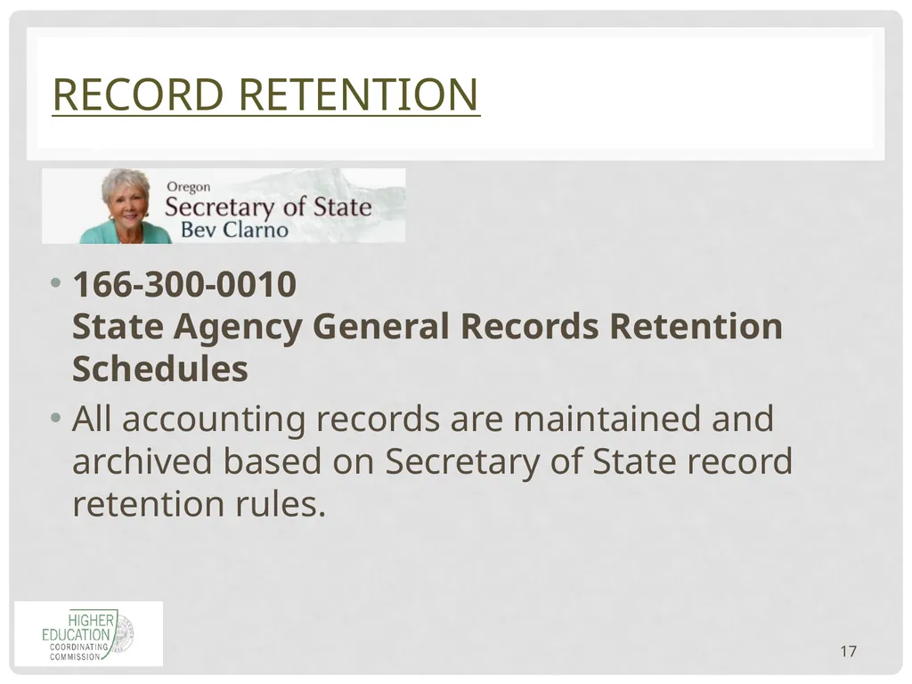 1 HIGHER Education COORDINATING COMMISSION - slide 17 of 29