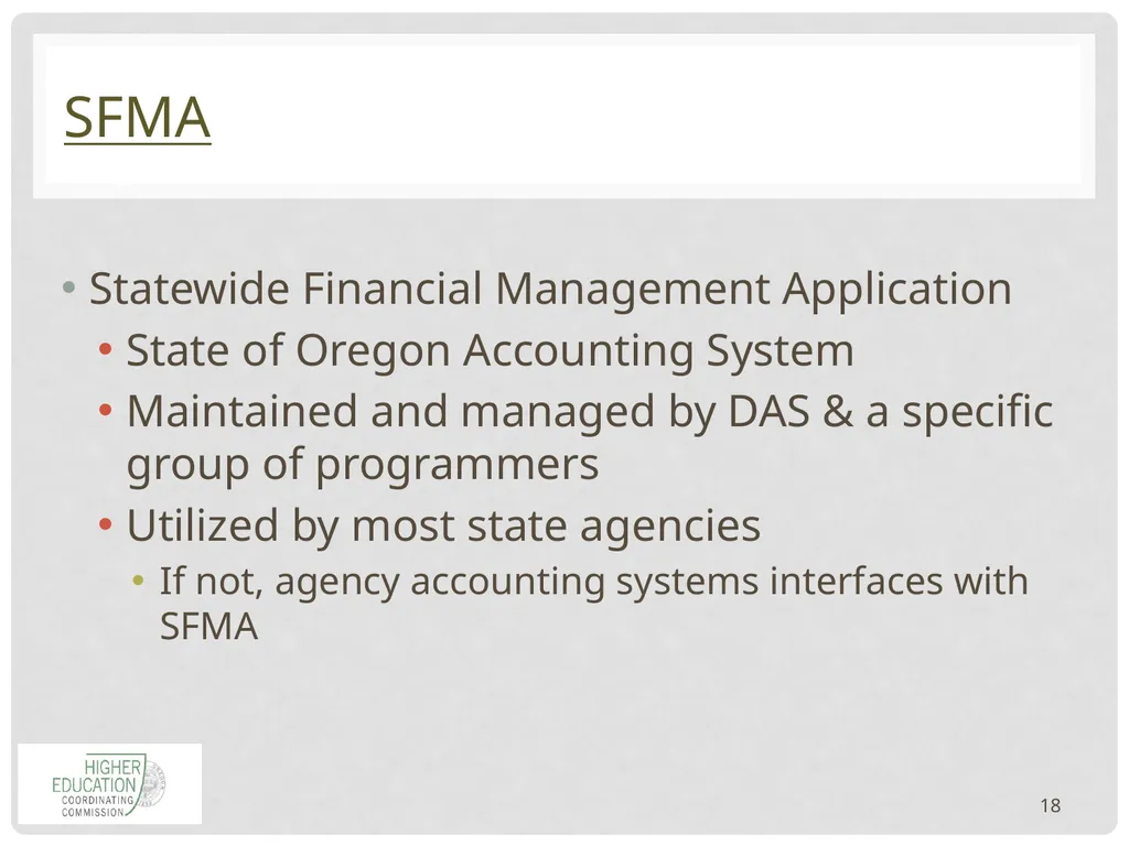 1 HIGHER Education COORDINATING COMMISSION - slide 18 of 29