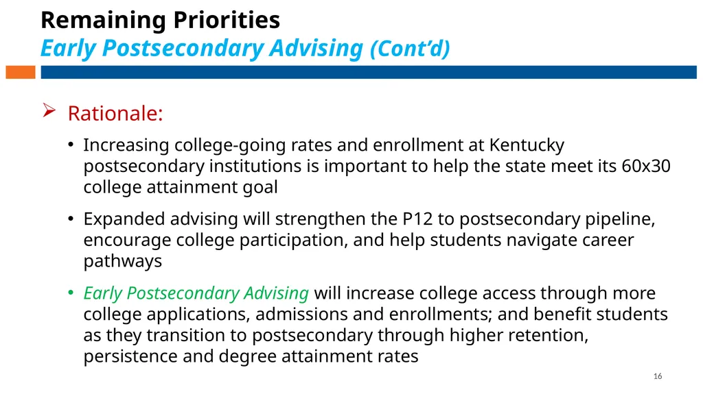Council on Postsecondary Education Budget - slide 16 of 19