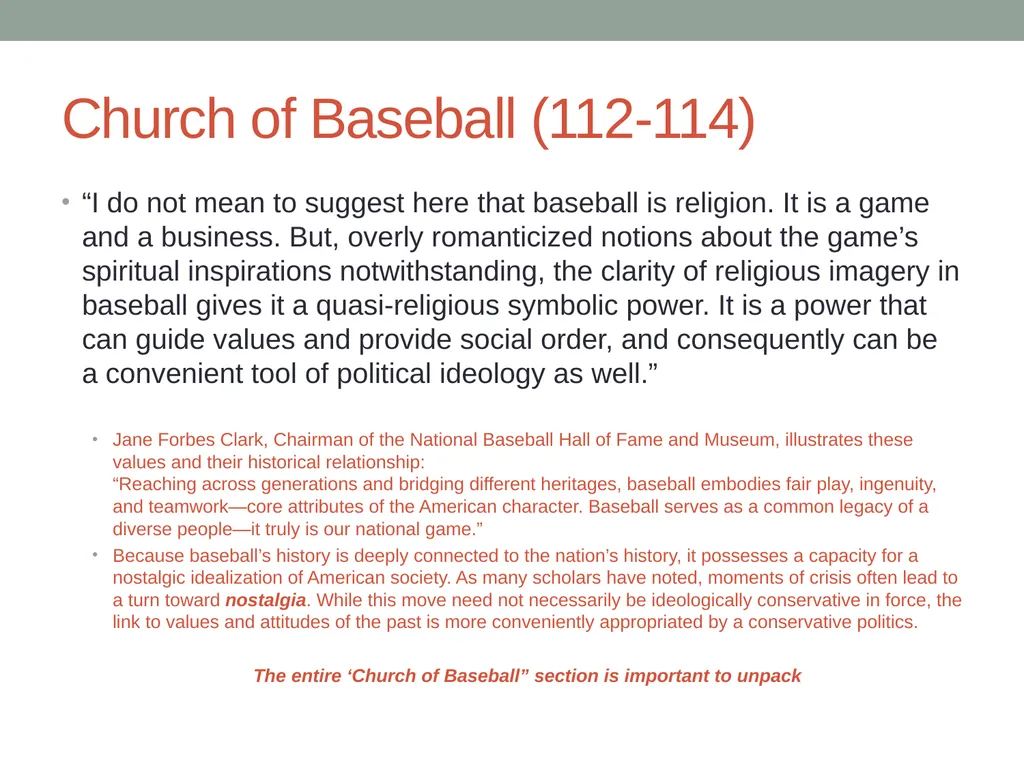 Sports, nationalism and patriotism Notes for COMM - slide 8 of 17