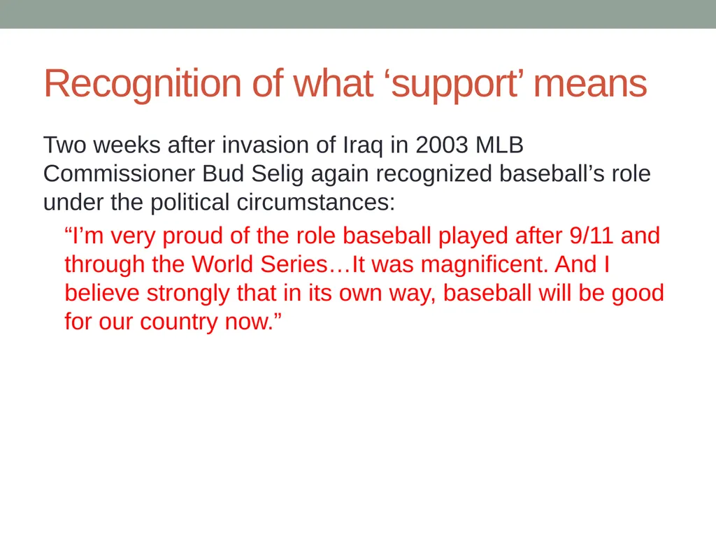 Sports, nationalism and patriotism Notes for COMM - slide 10 of 17