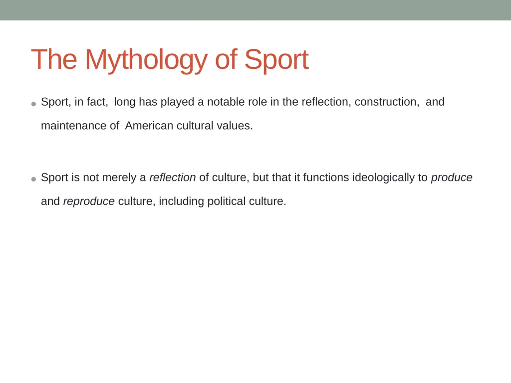 Sports, nationalism and patriotism Notes for COMM - slide 5 of 17