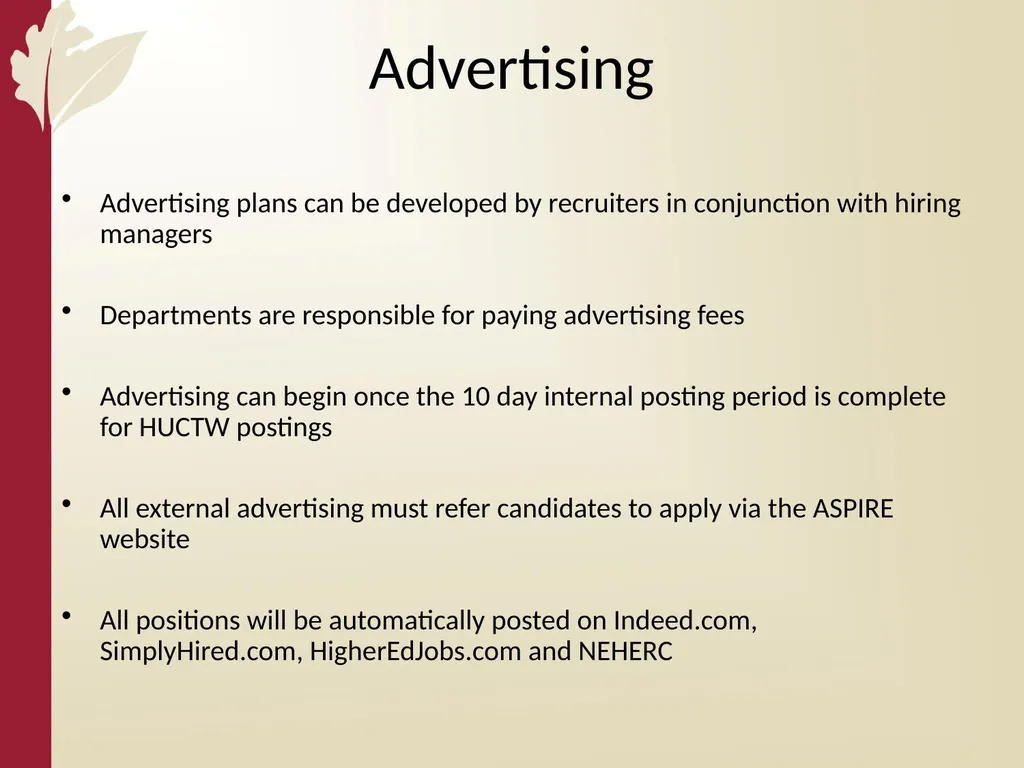 Recruitment 101 Cesar Mieses Agenda Overview - slide 23 of 64