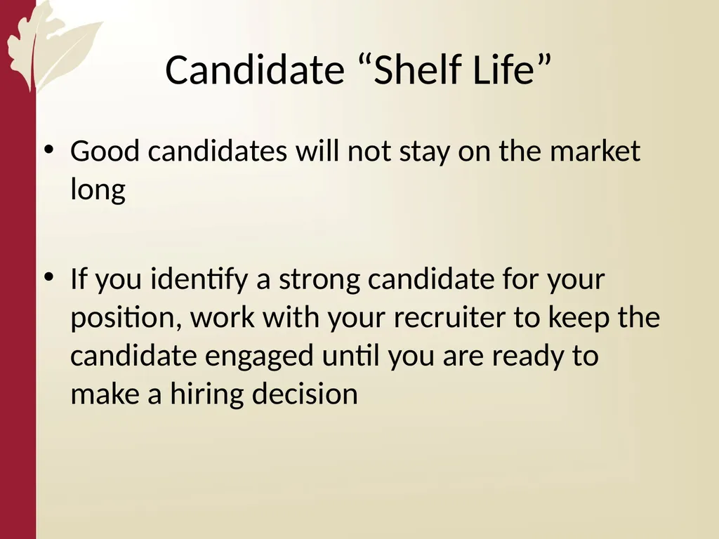 Recruitment 101 Cesar Mieses Agenda Overview - slide 33 of 64