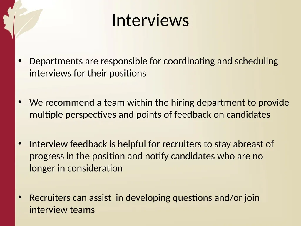 Recruitment 101 Cesar Mieses Agenda Overview - slide 35 of 64