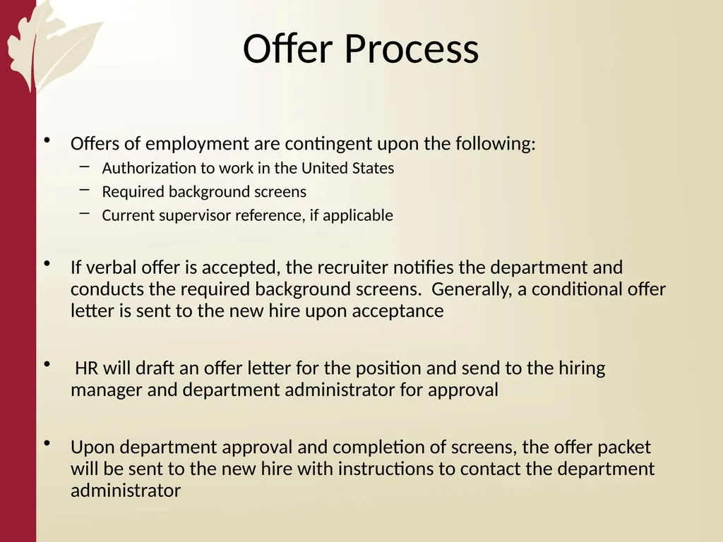 Recruitment 101 Cesar Mieses Agenda Overview - slide 54 of 64