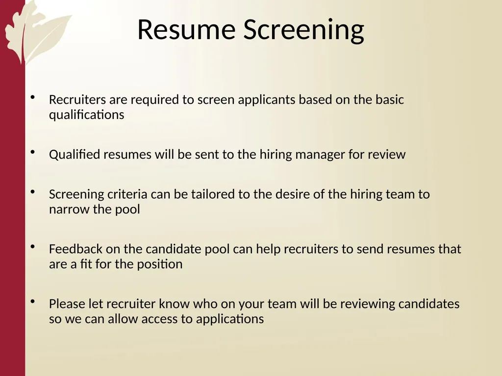 Recruitment 101 Cesar Mieses Agenda Overview - slide 28 of 64