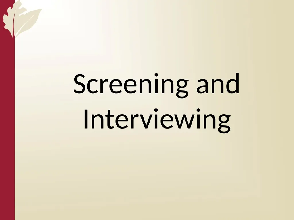 Recruitment 101 Cesar Mieses Agenda Overview - slide 24 of 64