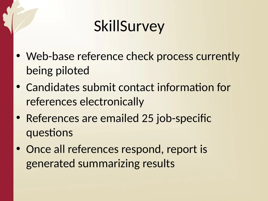 Recruitment 101 Cesar Mieses Agenda Overview - slide 52 of 64