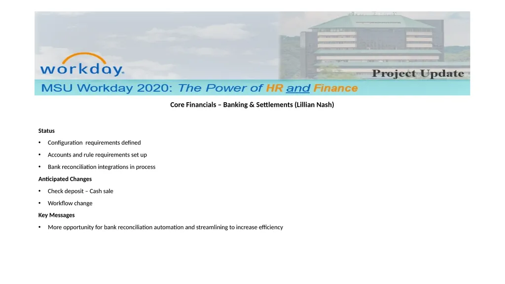 Workday Core Financials Project End User Community - slide 5 of 17