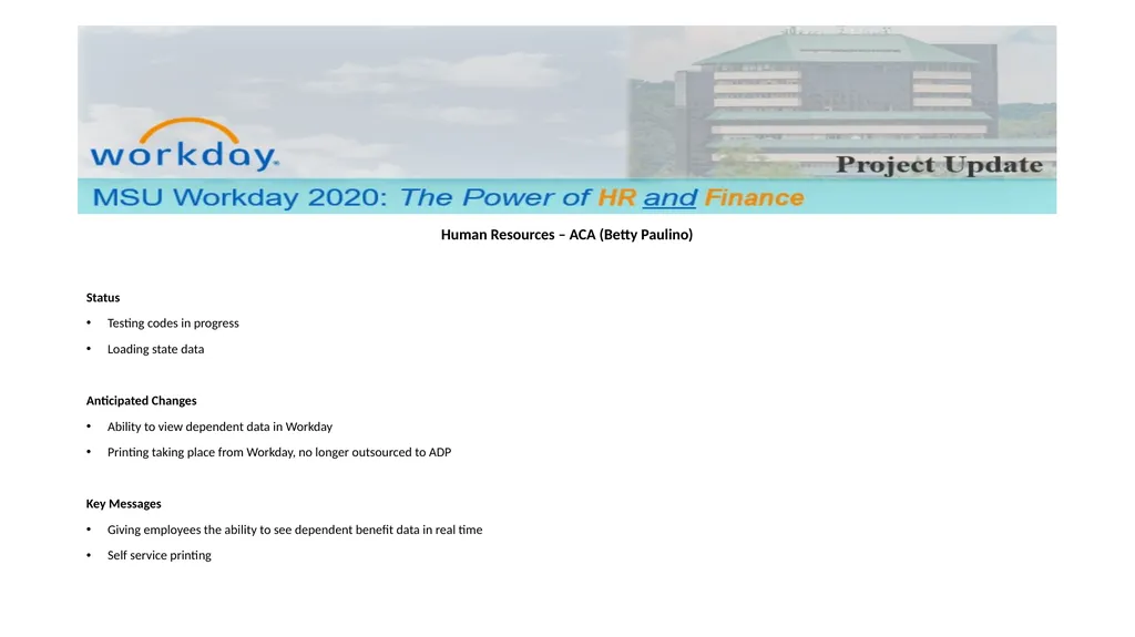 Workday Core Financials Project End User Community - slide 12 of 17