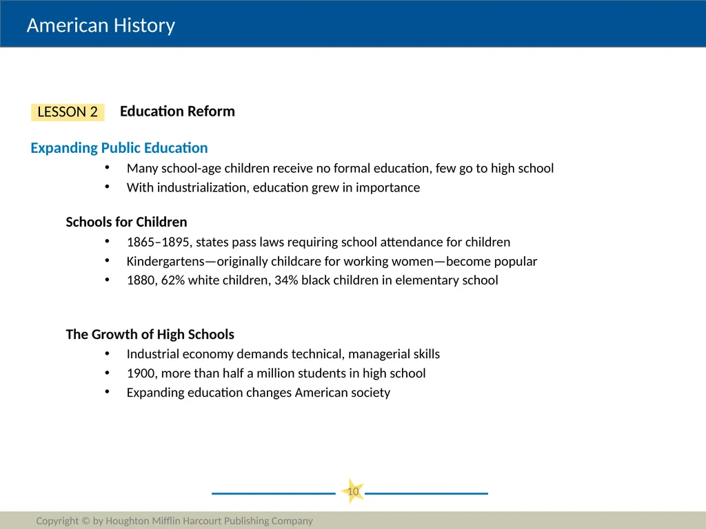 Progressivism Copyright © by Houghton Mifflin - slide 10 of 42