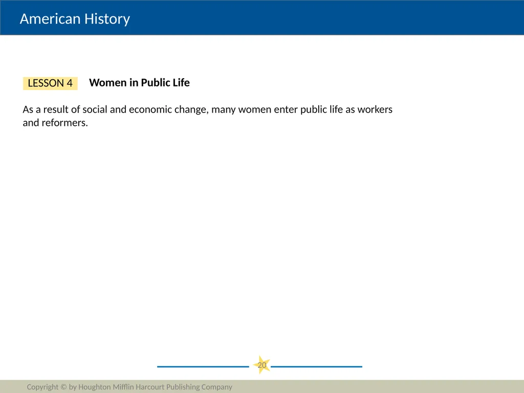 Progressivism Copyright © by Houghton Mifflin - slide 20 of 42