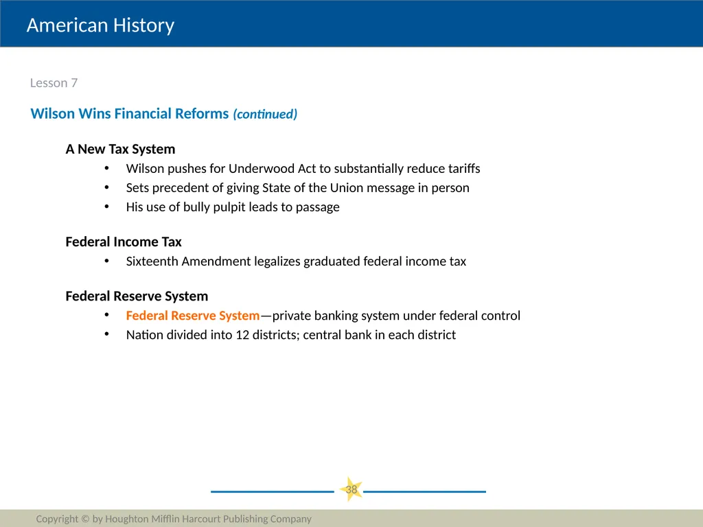 Progressivism Copyright © by Houghton Mifflin - slide 38 of 42