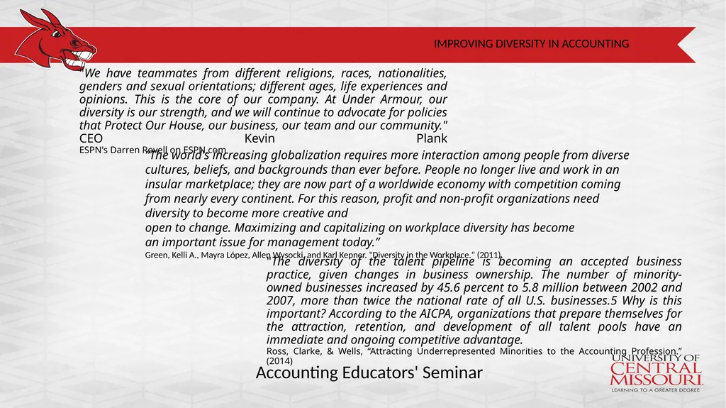 IMPROVING DIVERSITY IN ACCOUNTING FOSTERING A - slide 4 of 6