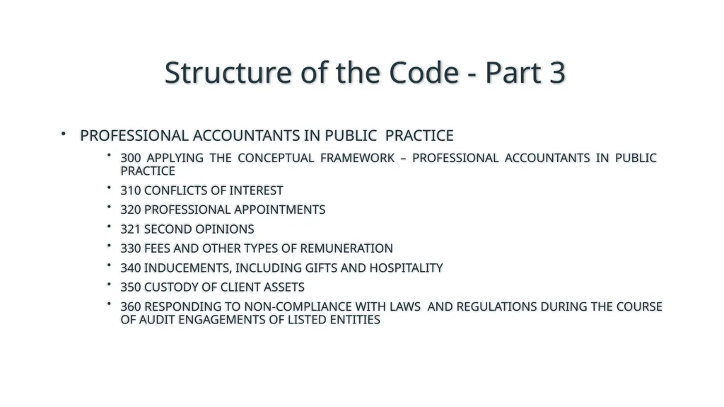 Code of Ethics 2019 Presented at ICAI, Ernakulam - slide 7 of 14