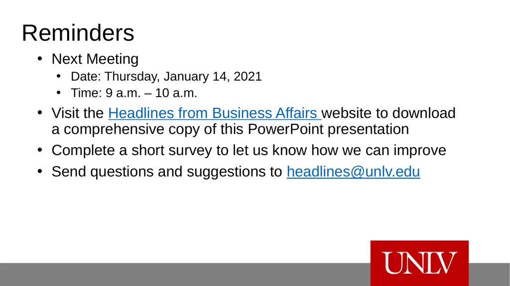 Operational Update Meeting December 17, 2020 - slide 30 of 31