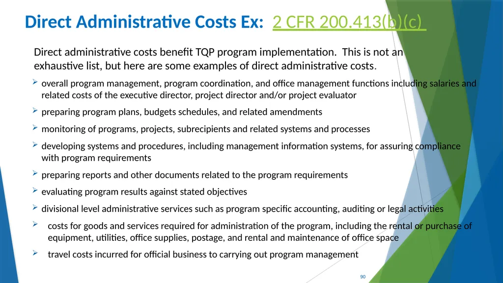 Teacher Quality Partnership (TQP) Grant Program ​ - slide 90 of 97