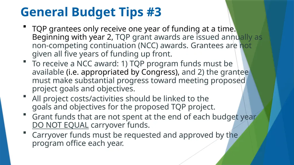 Teacher Quality Partnership (TQP) Grant Program ​ - slide 84 of 97