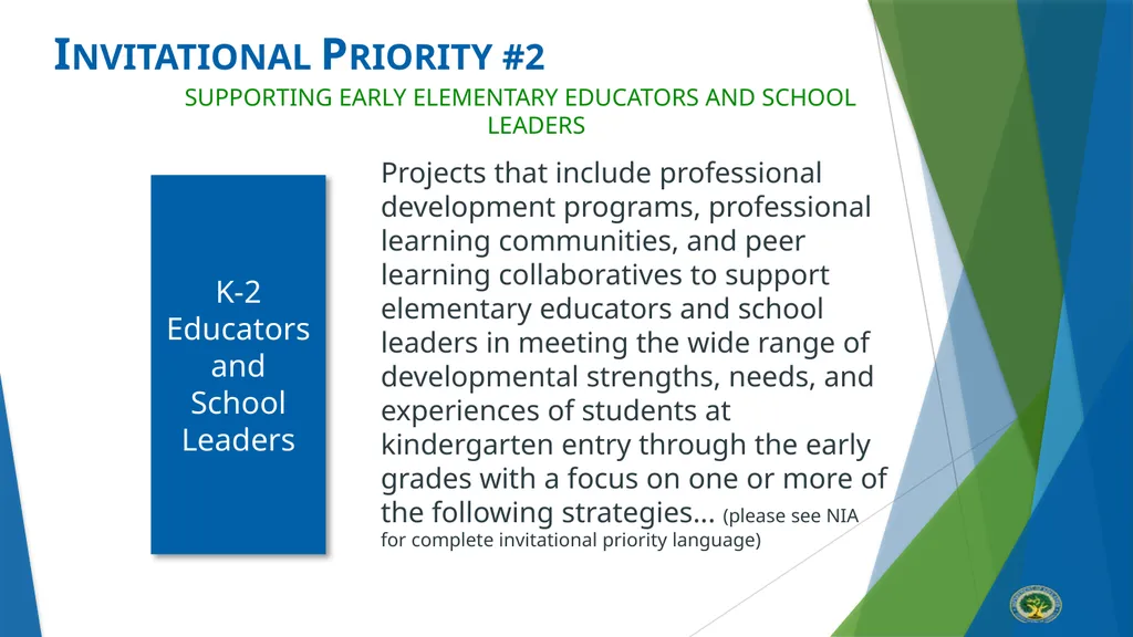 Teacher Quality Partnership (TQP) Grant Program ​ - slide 45 of 97