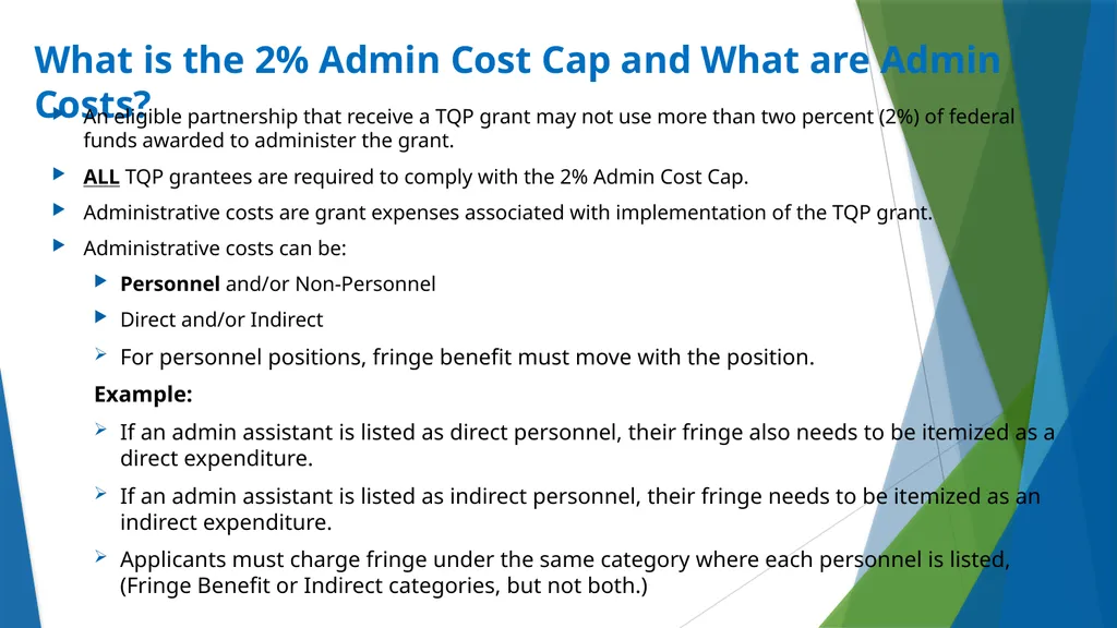 Teacher Quality Partnership (TQP) Grant Program ​ - slide 87 of 97