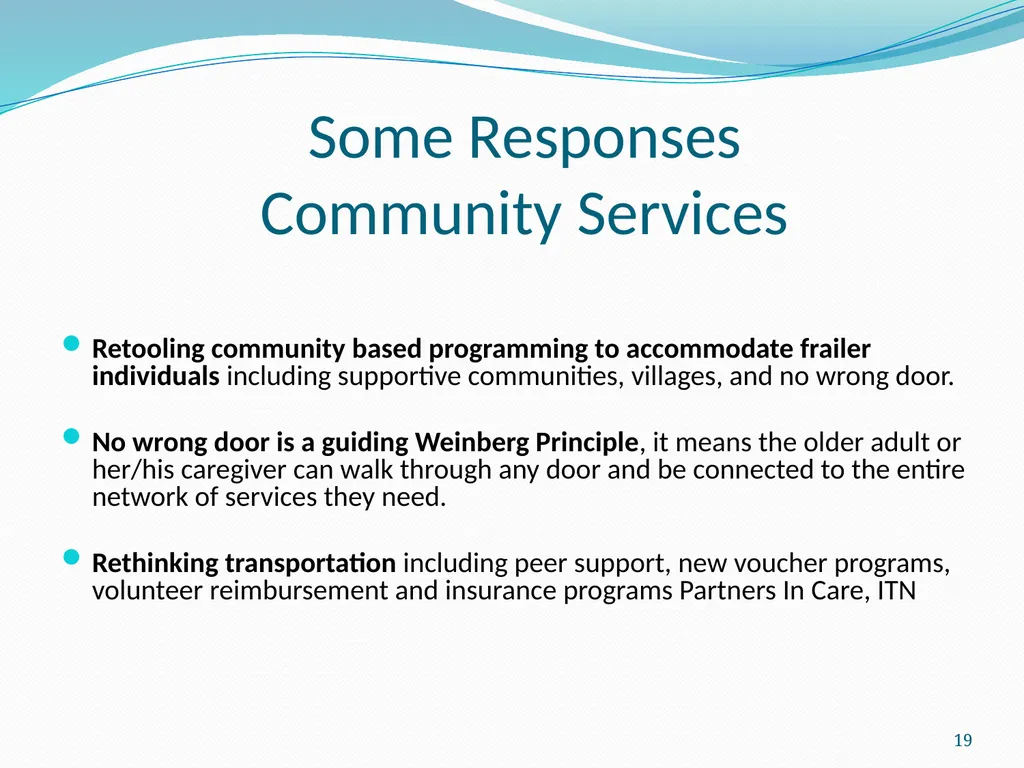 Maryland Commission on Aging Training Hagerstown - slide 19 of 25