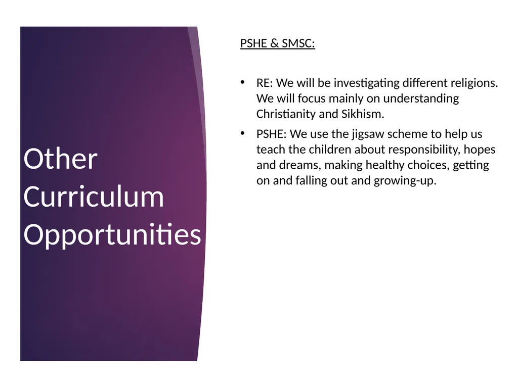 Upper Key Stage 2 Year 5 Curriculum Evening Year 5 - slide 18 of 24